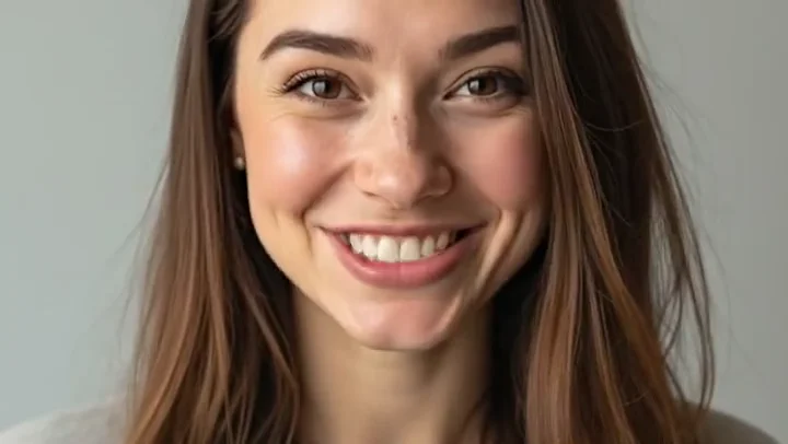 Close portrait in soft natural light